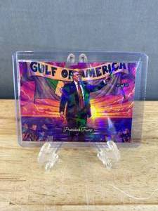 lot 29C image: USA President Donald Trump Custom Card Gulf of America T
