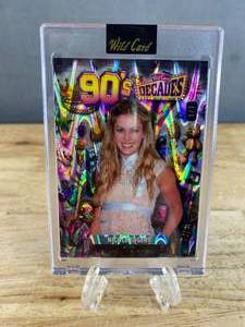 lot 14 image: 2024 Wildcard Decades Nicole Eggert Baywatch 90s Decades Numbered 11 J