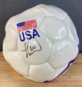 lot 10C image: USA Soccer Landon Donovan Autographed Soccer Ball Q
