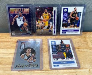 lot 96C image: Panini NBA Basketball Sports Cards Anthony Edwards Steph Curry Ja Morant Lebron James T