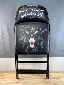 Rare Minnesota Timberwolves Autographed NBA Basketball Locker Room Chair - One of a Kind *Q