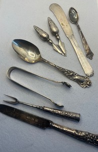 lot 116 image: Lot of Sterling Silver Small Utensils