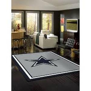 lot 22 image: IMPERIAL NFL 4 ft. x 6 ft. Dallas Cowboys spirit rug    Customer Returns See Pictures