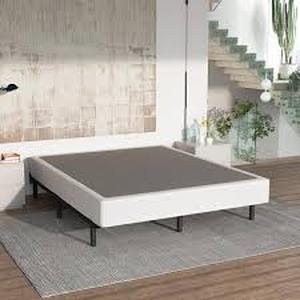 lot 26 image: HOMZENE 6 in. King Size Metal Box Spring with Fabric Cover, Stable Support Mattress Foundation, Easy Assembly, Heavy Duty Customer Returns See Pictures