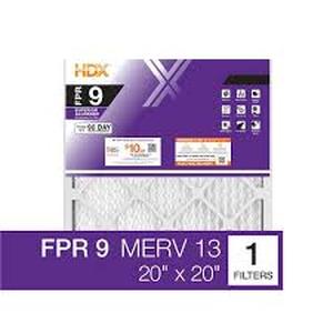 lot 27 image: Lot of HDX 20 in. x 20 in. x 4 in. Honeywell Replacement Pleated Air Filter FPR 9, MERV 13 Customer Returns See Pictures