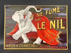 lot 15 image: Vintage Joseph Bardou & Fils Cappiello Cardboard Poster