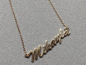 lot 23B image: Sterling Silver Name Necklace Mikayla