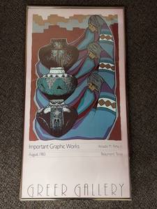 lot 24U image: Framed 1983 Amado M. Pea, Jr Seis Bonitas Poster