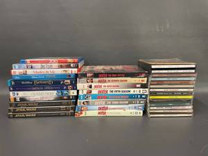 lot 29R image: Collection of DVDs and CDs Lot - Star Wars, Dexter & More