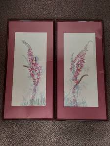 lot 36U image: Pair of Framed Botanical Art Prints - Pencil Signed BGW
