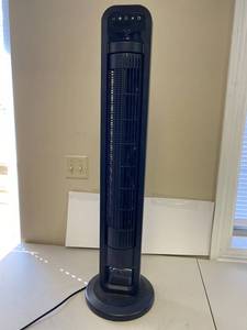 lot 37A image: Efficient Tower Fan with LED Display for Home Comfort