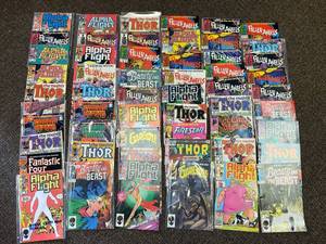lot 40A image: Vintage Marvel Comics Collection Alpha Flight, Thor & Avengers
