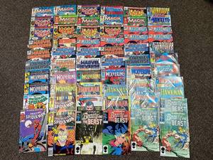 lot 44A image: Vintage Marvel Comic Collection Wolverine, Magik, Logans Run & More