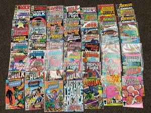 lot 48A image: Vintage Marvel & DC Comic Book Collection Lot