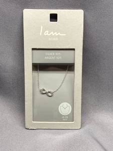 lot 69B image: Sterling Silver Infinity Necklace