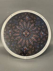 lot 73 image: Decorative Circular Artwork Stained Glass Design