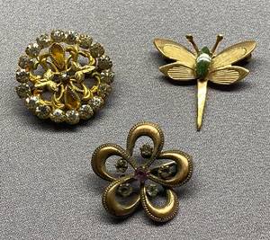 lot 88B image: Vintage Brooch Lot Winard 12K GF