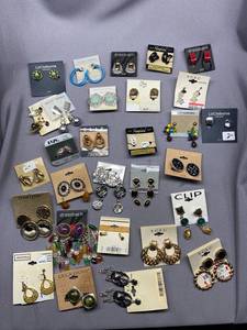 lot 99B image: Earring Collection with Designer Brands
