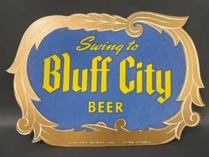 lot 111 image: Bluff City Beer Vintage Sign