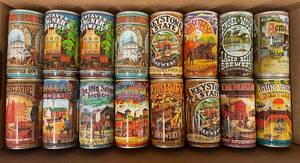 lot 122 image: Vintage Brewery Beer Cans Collection - 16 Unique Designs