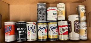lot 123 image: Vintage Beer Can Collection Incl. Olympia, Colt 45