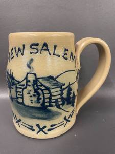 lot 148 image: Maple City Pottery New Salem Mug 2007 Handmade USA
