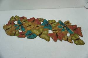 lot 38 image: beaded table runner