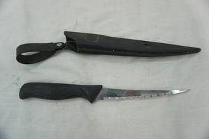 lot 71 image: filet knife and sheath