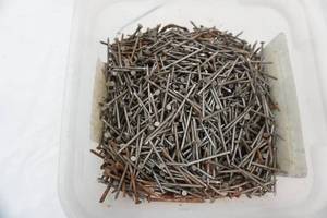 lot 99 image: 2 galvanized roofing nails 14.5lbs