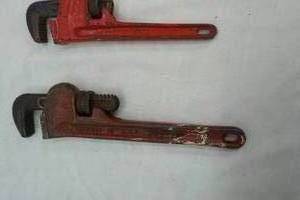 lot 133 image: pipe wrench lot