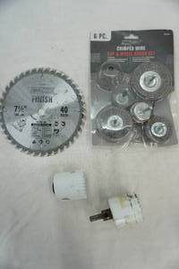 lot 134 image: saw blade lot