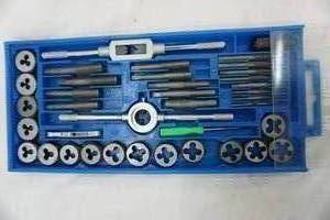 lot 166 image: 40 Piece Tap and Die Set