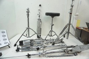 lot 240 image: stands for cymbals and stool