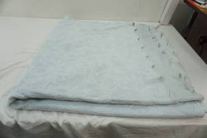 lot 290 image: JCPenney king size pale blue bedspread