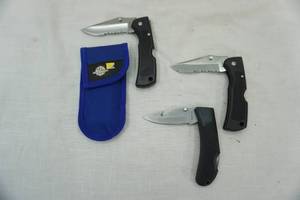 lot 302 image: No Sale Lot folding pocket knives