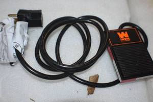 WEN WA0392 120V 15-Amp Momentary Power Foot Pedal Switch for Woodworking