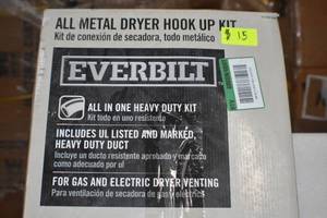All Metal Dryer Hookup Kit