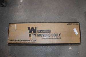 WEN 721830 1320-Pound Capacity 18-by-30-Inch Hardwood Movers Dolly, 2-Pack