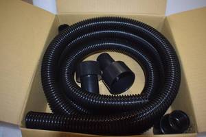 WEN DCA023 1.25-Inch by 10-Foot Dust Hose Kit with Fittings and Reducers