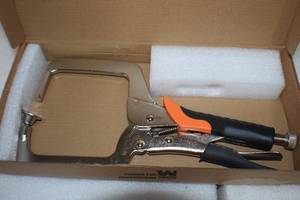 WEN CL436R 4-Inch Right Angle Clamp for Woodworking and Pocket Hole Joinery