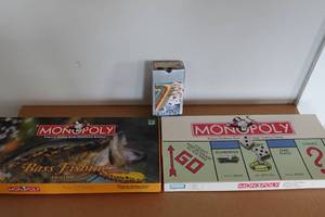 lot 238 image: 2 Monopoly Boards Games and Cribbage