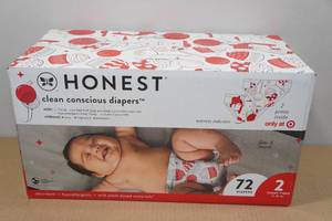 lot 16 image: Honest Size 2 Diapers - 72 Count