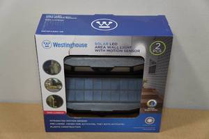 lot 18 image: Westinghouse Solar LED Area Wall Light with Motion Sensor 2-Pack