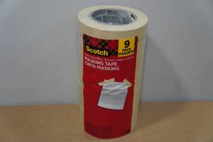 lot 19 image: Scotch 9-Pack Masking Tape