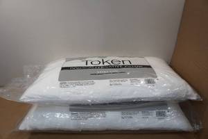 lot 22 image: 2 Token Extra Firm Down Alternative Pillows - King