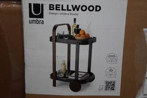 lot 30 image: Umbra Bellwood Bar Serving Cart