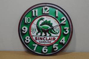 lot 129 image: Novelty Metal Sign -Sinclair