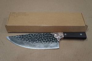 lot 130 image: Hammered Carbon Steel 13 Chef Knife