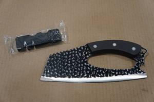 lot 135 image: Pro Chef Carbon Steel 8 CarvingChopping Knife with Sharpener