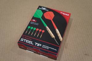 lot 151 image: Narwhal 6-Pack 18gr Steel Tip Darts